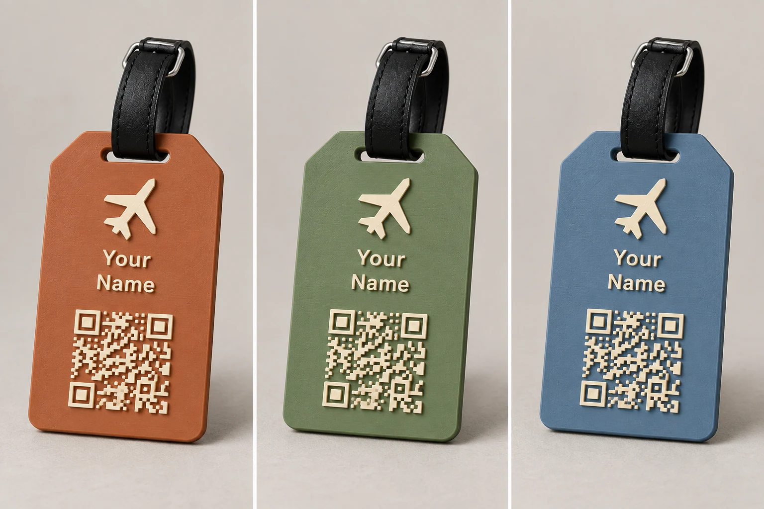 Custom QR Travel Tag (NFC-Ready)
